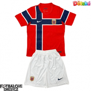 Norsko Dětské Domácí dres komplet MS 2026 Krátký Rukáv (+ trenýrky)